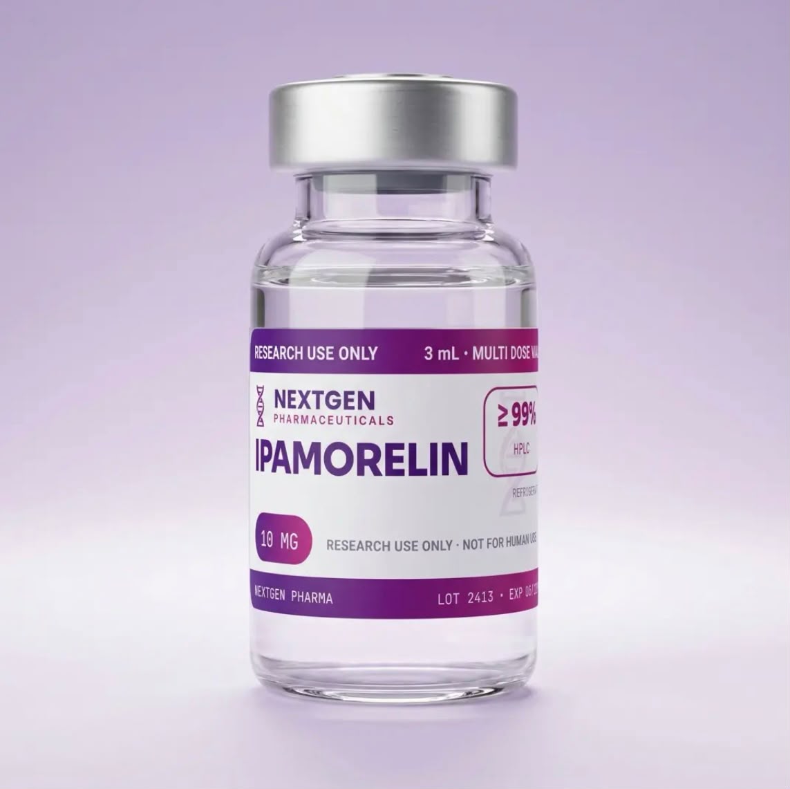 Ipamorelin research vial