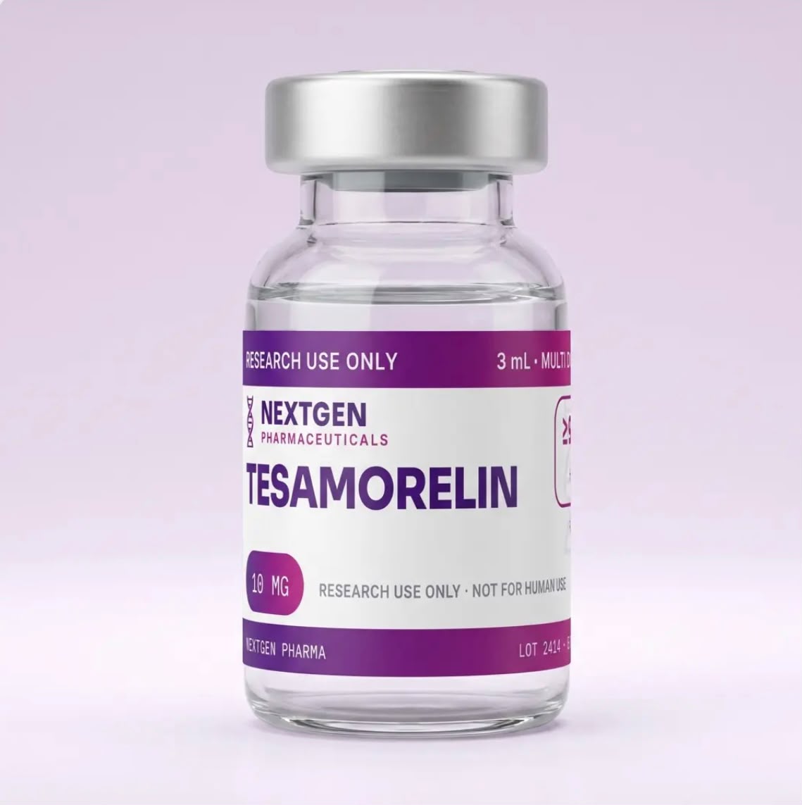 Tesamorelin research vial