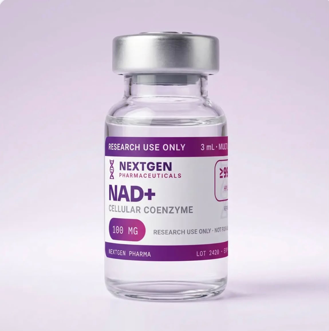 NAD+ research vial