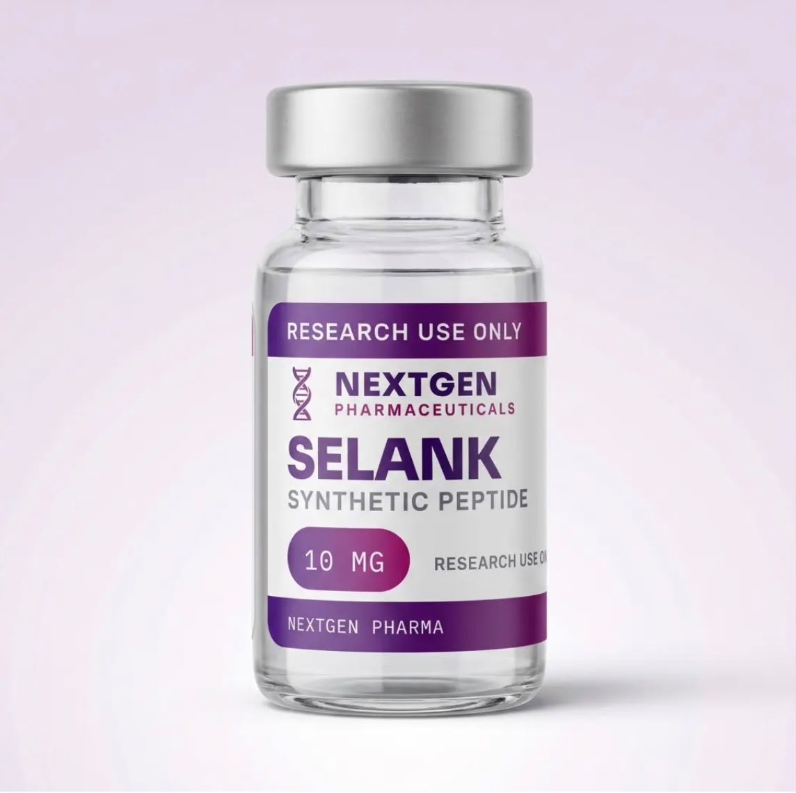 Selank research vial