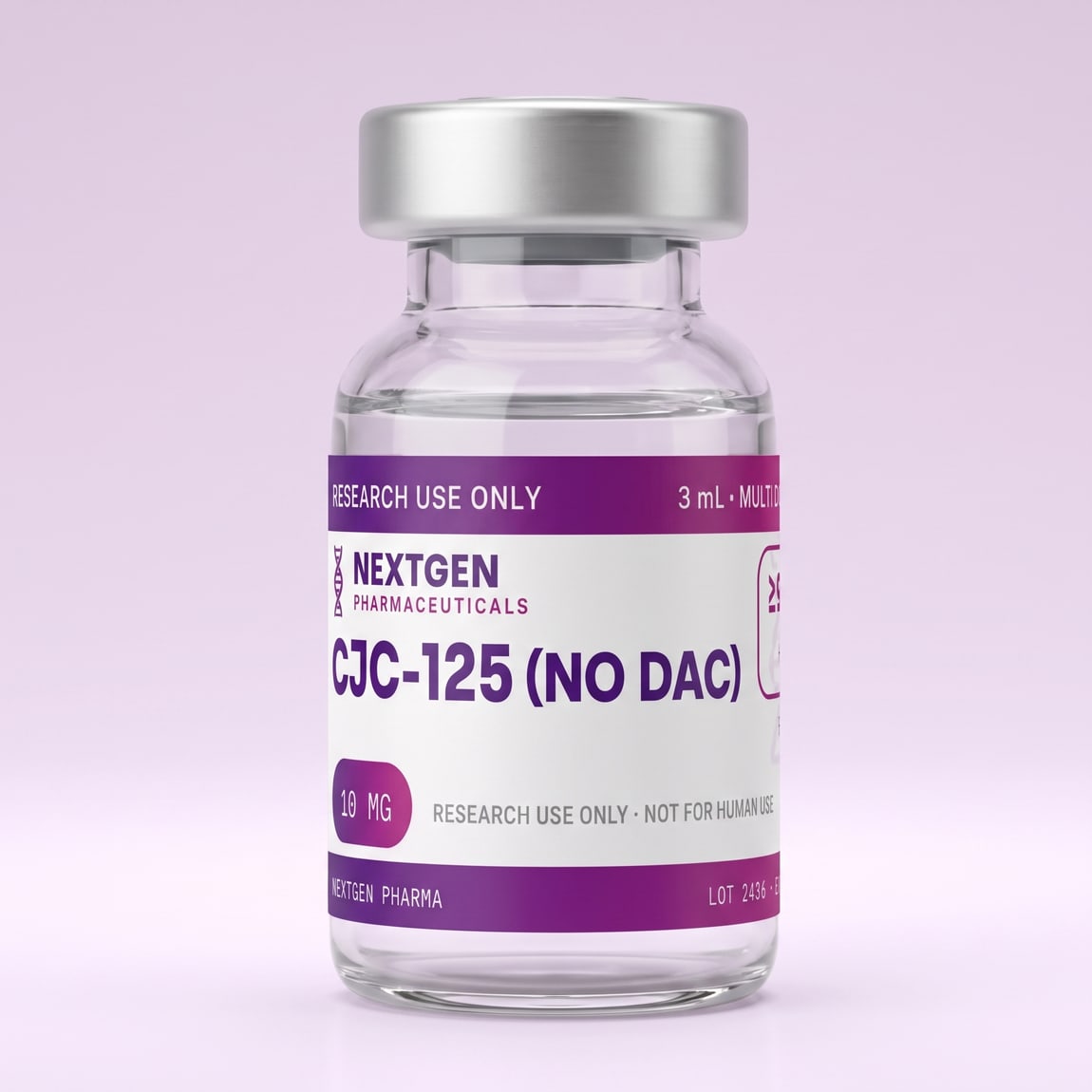 CJC-125 (NO DAC) research vial